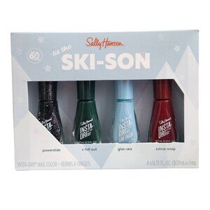Limited Edition Sally Hansen Tis The Ski-Son Insta-Dri Nail Color Polish Gift